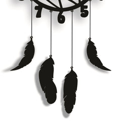 Leafs Wall Hanging Wall Clock