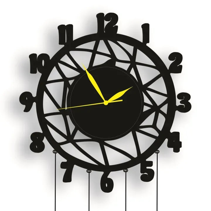 Leafs Wall Hanging Wall Clock