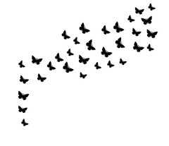 Wooden Butterflies, Kids Room Decoration, Wall Decor