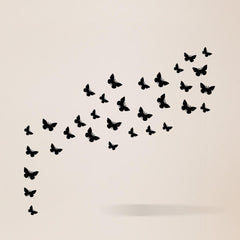 Wooden Butterflies, Kids Room Decoration, Wall Decor